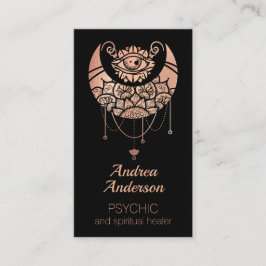 Elegant Guld Crescent Måne Visitkort