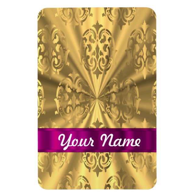 Elegant guld damm magnet (Vertikal)