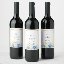 Elegant Guld Deco Vin Etikett