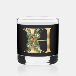 Elegant guld dekorativ initial H