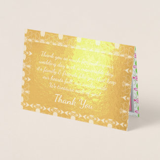 Elegant Guld Designer Folierat Kort