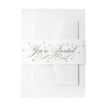 Elegant Guld Dot Belly Band