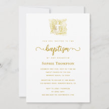 Elegant Guld Dove White Kor Religiösa Baptism