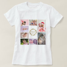 Elegant Guld Family Photo Collage Mors dag
