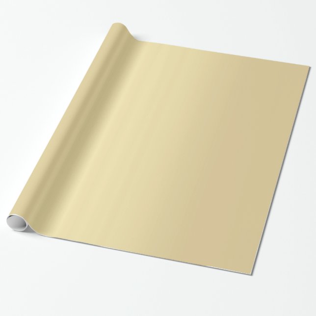 Elegant Guld Färg Modern Golden Glossy Gift Presentpapper (Utrullad)