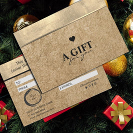 Elegant Guld Foil and Craft Papper