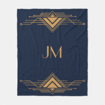 Elegant guld geometrisk Art Deco-design