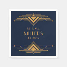 Elegant guld geometrisk Art Deco-design