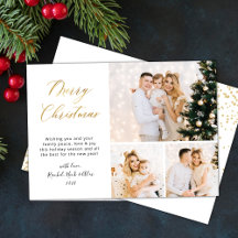 Elegant Guld Glitter 3 - multifoto jul