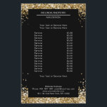 Elegant Guld Glitter, båda sidornas flygblad<br><div class="desc">En elegant och förfinad design med en digital bild av silver-lilac-glas. Anmärkning: Produktionens processaa användor inte en riktig film,  endast färg trycks grundligt. Lägg till data,  logotyp,  företagsinformation och bilder i minuter.</div>