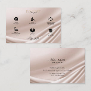 Elegant Guld Glitter Judiska-Affärskortet Visitkort