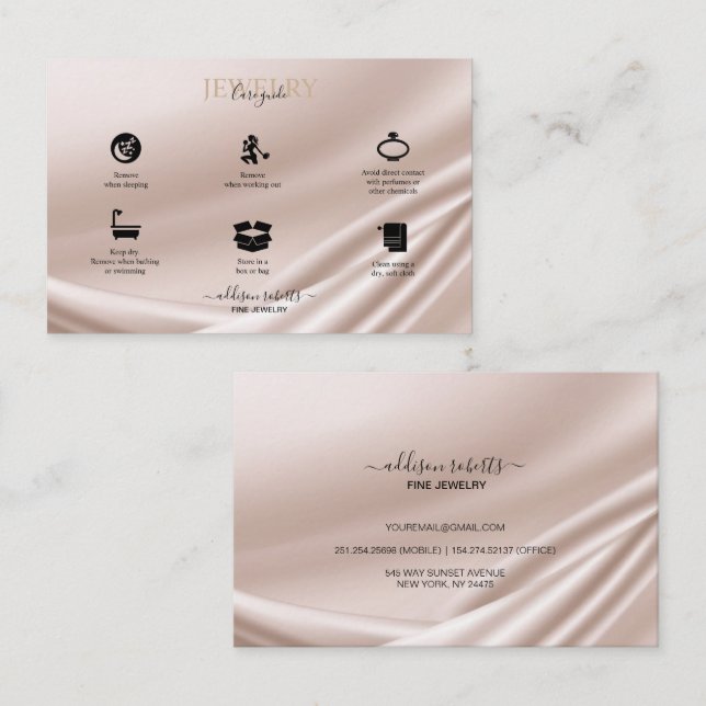 Elegant Guld Glitter Judiska-Affärskortet Visitkort (Fram/baksida)