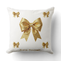 Elegant Guld Glitter Ornament
