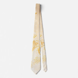 Elegant Guld Gnistra Sequin Neck Tie Slips