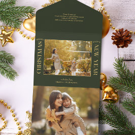 Elegant Guld God jul typografi - foto