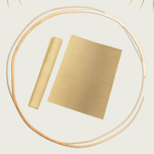 Elegant Guld Golden Gult Presentpapper