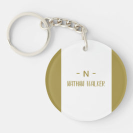 Elegant Guld & Grå Monogram I Minimalistisk Elegan