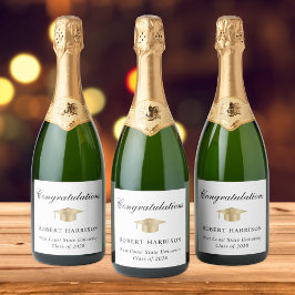 Elegant Guld Grad Cap-Studentfest