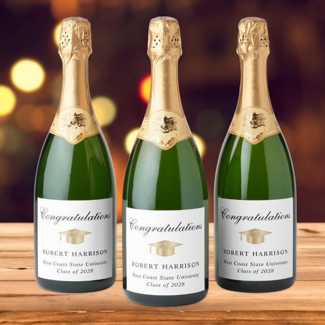 Elegant Guld Grad Cap-Studentfest (Skapare uppladdad)