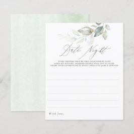 Elegant Guld Grey Löv Datum för nattliga idéer