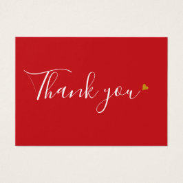 Elegant Guld Heart Business Gift Certificate Visitkort