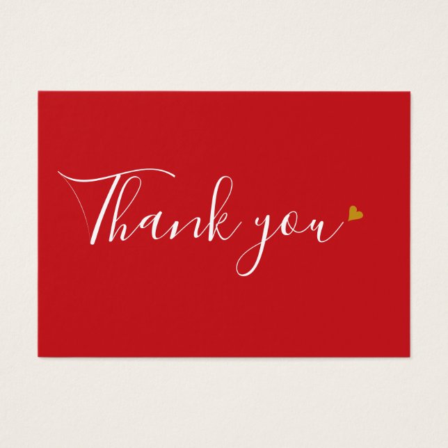 Elegant Guld Heart Business Gift Certificate Visitkort (Framsidan)