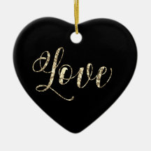 *~* Elegant Guld Heart Kärlek Ornamet