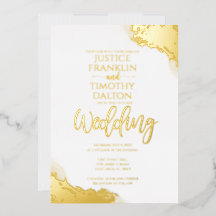 Elegant Guld Hörnbord Traditionell Bröllop