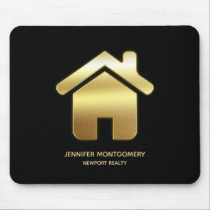 Elegant Guld House Symbol Real Gods Design Musmatta