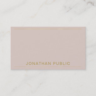 Elegant Guld i den moderna minimalistiska Professi Visitkort