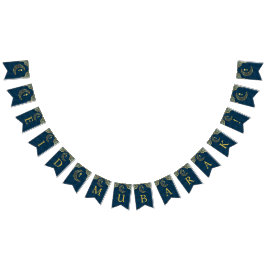 Elegant Guld Islamic Art Eid Mubarak Eid Vimplar