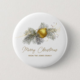 Elegant guld jul Ornament Party Knapp