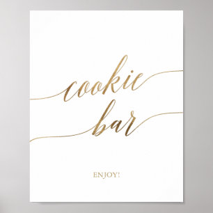 Elegant guld kalligrafi kakbar skylt