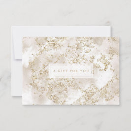 Elegant Guld-kortet för marble Gift-kort