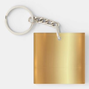 Elegant Guld-kvadrat, ensidig, tom mall