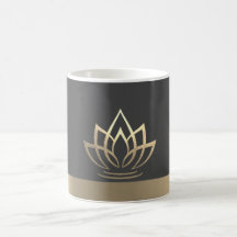 Elegant Guld Lotus, Yoga