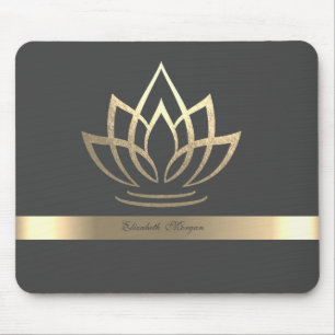Elegant Guld Lotus, Yoga Musmatta