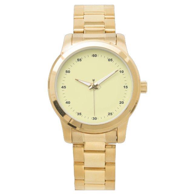 Elegant Guld Manar Armbandsur (Framsida)