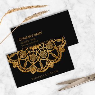 Elegant Guld Mandala ID353 Visitkort
