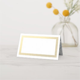 Elegant Guld Marble Blank Bord Guest Gräns Placeringskort