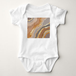Elegant Guld Marble: Stilized Background. T Shirt