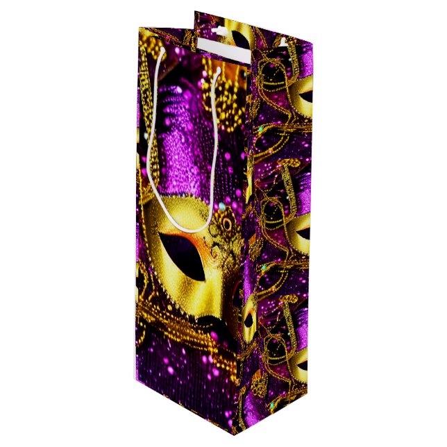 Elegant Guld Mask (Framsidan Vinklad)