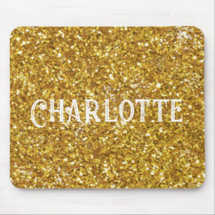 Elegant guld-miniatyrdiagram glitter personifierar musmatta
