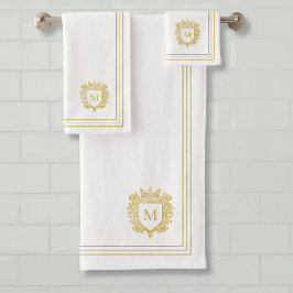 Elegant Guld Monogram