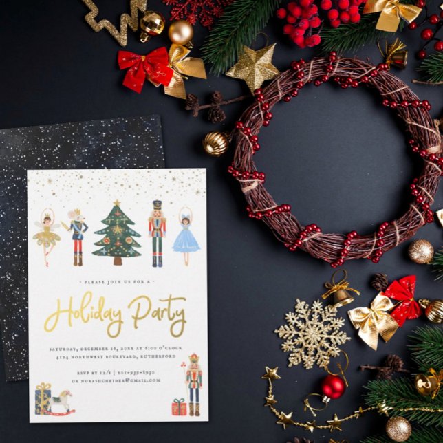 Elegant Guld | Nötknäppare Julfirande Julfest (Skapare uppladdad)
