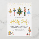 Elegant Guld | Nutcracker-Julfesten Jul<br><div class="desc">Lägg lite extra "merry" i din helgdag med den här klassiska inbjudan. Oavsett om du användor inbjudan till en helgdag cocktail-party med vänner och familj eller en blandare av helgdag, är den här elegant-guld-mallen ett perfekt till inbjudan för dina gäster för att få igång deras mingle och jingle. Lägg till...</div>