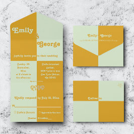 Elegant Guld och Silver Chic Modern Classy Bröllop