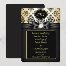 Elegant Guld och svart fack