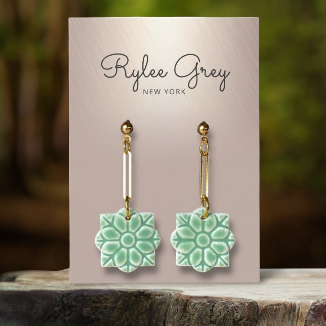 Elegant Guld och Visning för avläsning av smak Visitkort (Skapare uppladdad)