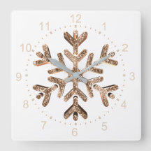 Elegant guld- och vitjul för Snowflake